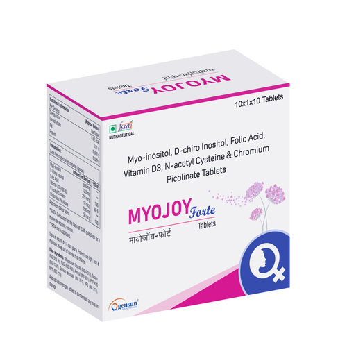 Myo-inositol D-Chiro Inositol Folic Acid Vitamin D3 N-Acetyl Cystine Chromium Picolinate Tablets