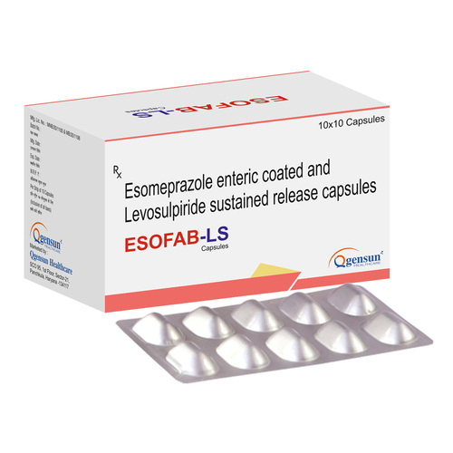 Esomeprazole Enteric Coated And Levosulpiride Sustained Release Capsules
