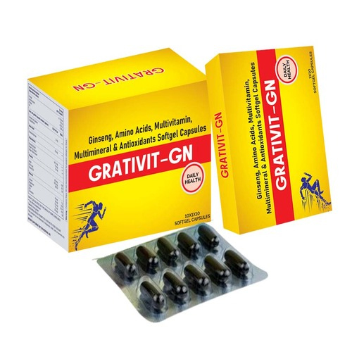 Ginseng With Amino Acid Multivitamin And Multimineral Antioxidants Softgel Capsules