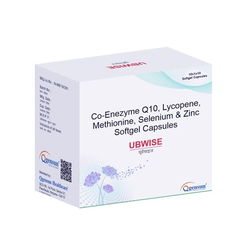 Co Enezyme Q10 Lycopene Methionine Selenium And Zinc Softgel Capsules