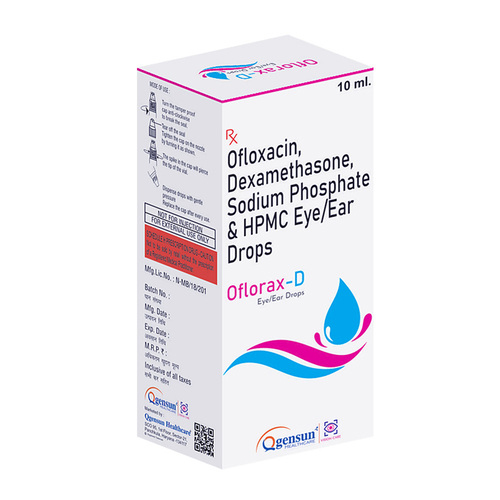10ml Ofloxacin Dexamethasone Sodium Phosphate Hydroxypropyl Methylcellulose Eye Ear Drops