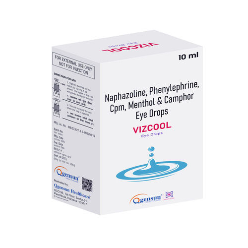 10Ml Naphazoline Phenylephrine Cpm Menthol And Camphor Eye Drop - Recommended For: All