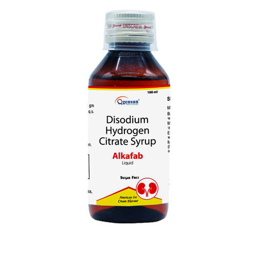 100Ml Disodium Hydrogen Citrate Syrup - Physical Form: Liquid