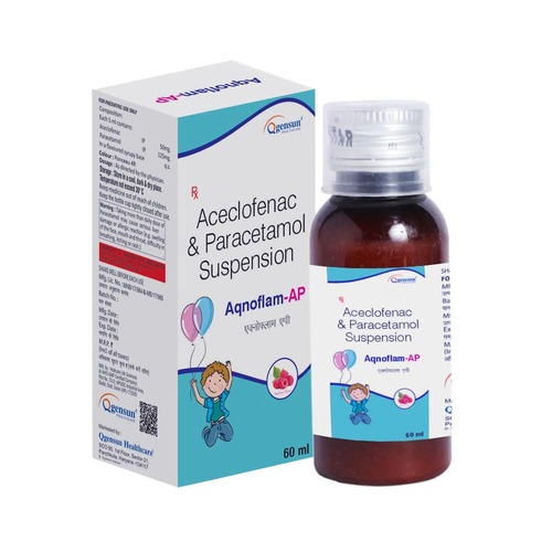 60ml Aceclofenac And Peracetamol Suspension