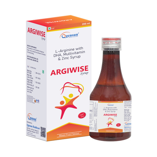 200ml L Arginine With DHA Multivitamin And Zinc Syrup