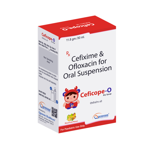Cefixime And Ofloxacin For Oral Suspension