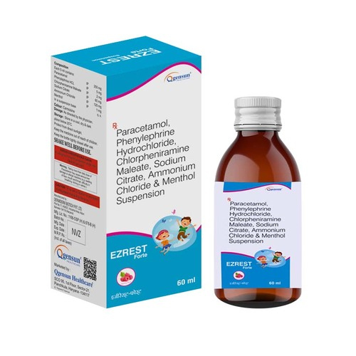 Paracetamol Phenylephrine Sodium Citrate Ammonium Chloride And Menthol Suspension