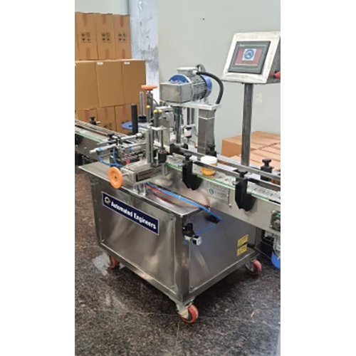 Automatic Cosmetic Jar Labelling Machine