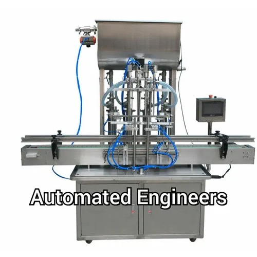 Automatic Four Head Liquid Filling Machine