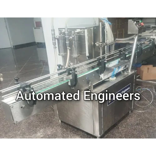 Automatic Liquid Filling Machine - Color: Silver