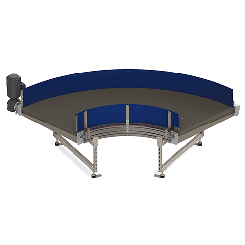 Industrial Curved Cleated Belt Conveyor