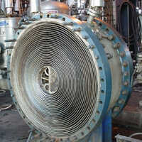 Industrial Spiral Heat Exchanger - Color: Silver