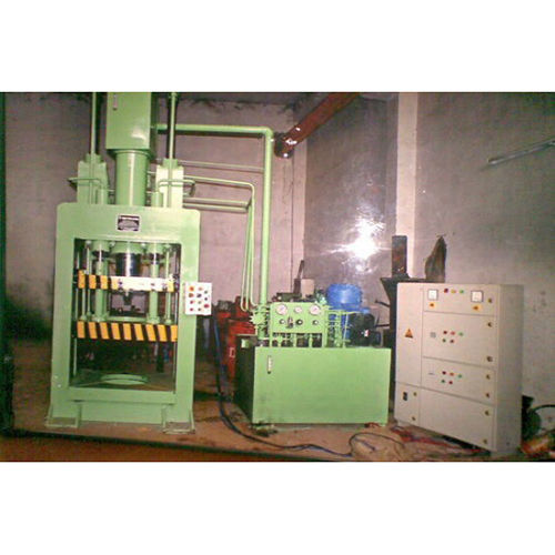 Deep Draw Hydraulic Press Machine - Color: Green