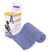 Cotton High Elastic Bandages - 3 Inch X 5 Feet | Self Adhesive, Cohesive Crepe, Ideal For Humans And Pets, Calming Blue Color