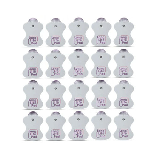 Agam Life Long Compatible With Omron Tens Unit Replacement Electrodes Pads - Color: White