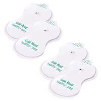 Agam Gold Hand Healthy Electrode Pad - Silicone Material, Portable Design, White Color | Safe And Effective Electrotherapy Treatment For Pain Relief And Muscle Function