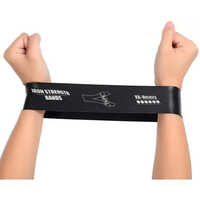 02_a Tape Resistance Exercise Band - Rubber, 30.5 X 4.3 X 4.3 Centimeter (cm) | Portable, Excellent Grip, Warranty Included, Ideal For Gym & Yoga