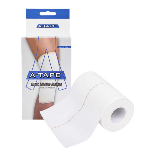 A-Tape Cotton High Elastic Adhesive Bandage - Color: White