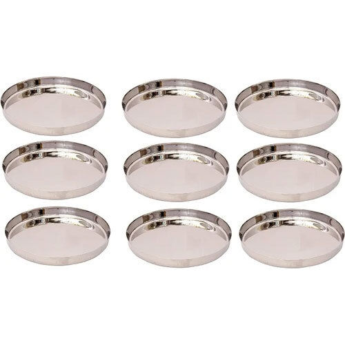 Round Stainless Steel Thali