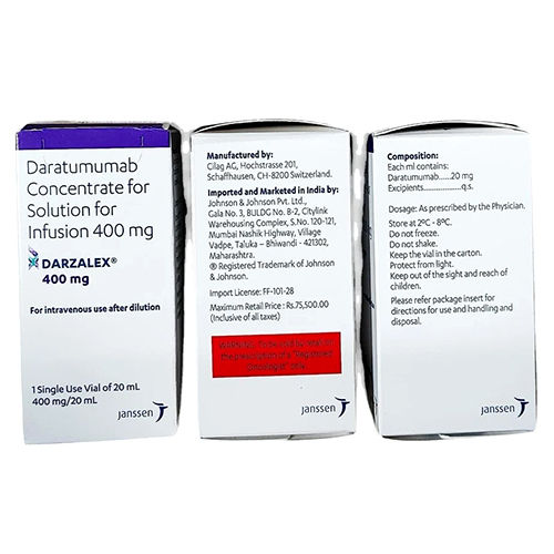 400 Mg Daratumumab Concentrate For Solution For Infusion - Drug Type: Injection