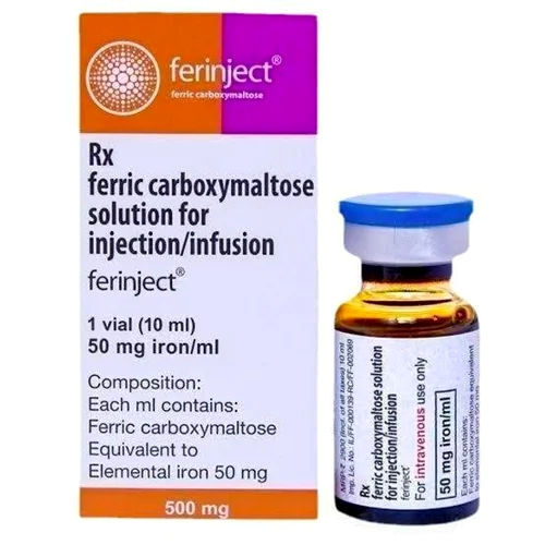 50 Mg Ferric Carboxymaltose Solution For Injection - Physical Form: Liquid