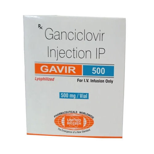 500 Mg Ganciclovir Injection Ip - Drug Type: General Medicines