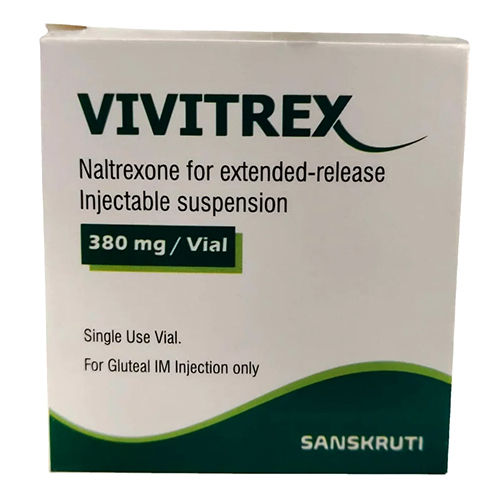 380 Mg Naltrexone For Extended-Release Injectable Suspension - Drug Type: General Medicines