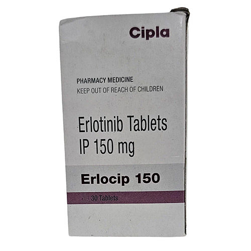 Erlotinib - 150 MG Tablets IP | Treats Metastatic Pancreas Cancer, Recommended Dosage 150 mg, Store in Dry Place