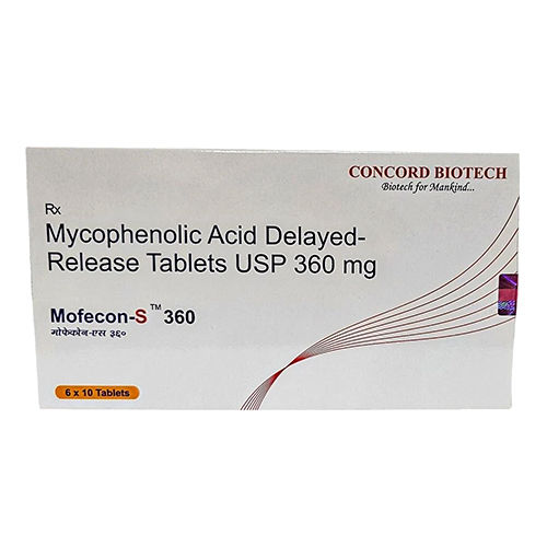 360 Mg Mycophenolic Acid Delayed-Release Tablets Usp - Drug Type: General Medicines