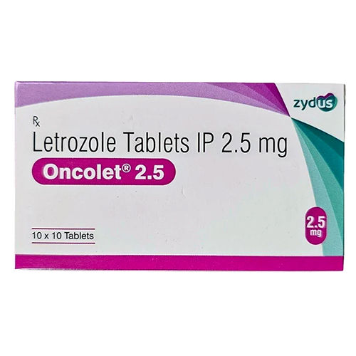 Letrozole Tablets - 2.5 mg Dosage, Pack of 10x10 Strips, General Medicine for Postmenopausal Breast Cancer Treatment