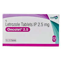 Letrozole Tablets - 2.5 Mg Dosage, Pack Of 10x10 Strips, General Medicine For Postmenopausal Breast Cancer Treatment
