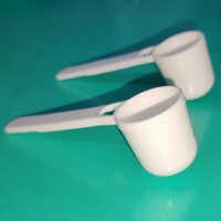 White Plastic Scoop - High-quality Plastic, 10 Ml Size, Rigid Build, Elegant White Color | Ideal For Measuring Dry Or Liquid Ingredients