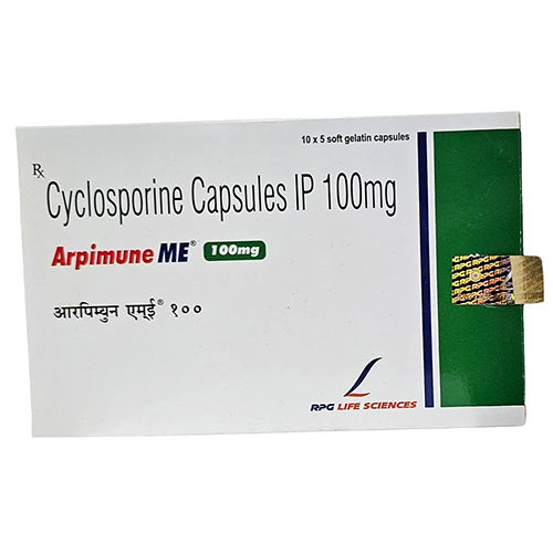 100 Mg Cyclosporine Capsules Ip - Drug Type: General Medicines