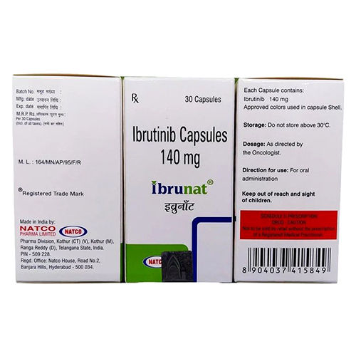 140 Mg Ibrutinib Capsules Ip - Drug Type: General Medicines