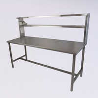 Control And Packing Table Single Side - Color: Silver