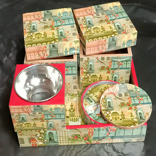 Printed Cot Pizza And Snack Platter Set