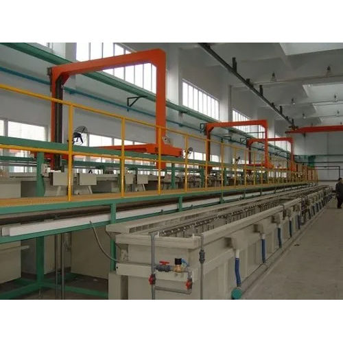 Automatic Zinc Plating Plant - Color: White