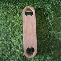 Creative Wood Bottle Opener - Wooden Design, Modern Style, Brown Finish