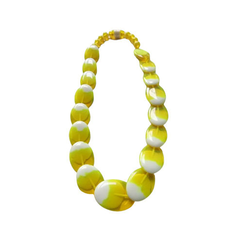 Yellow Color Handmade Necklace - Gender: Women