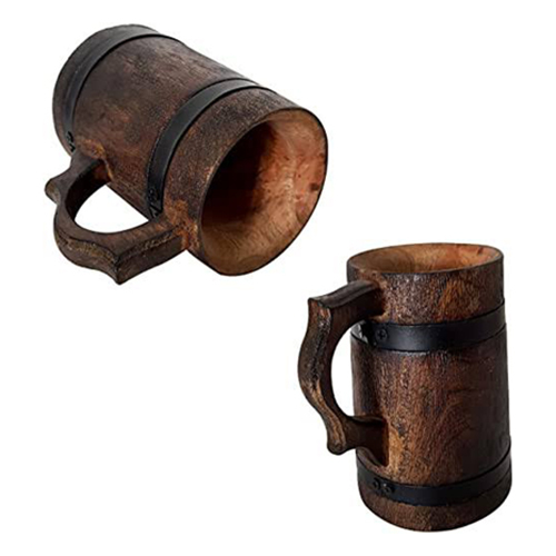 Wooden Finish Mug