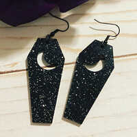 Wood Resin And Horn Traditional Earrring For Girl - Gender: Women