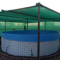 Aquaculture Tank Tarpaulin - Color: Blue