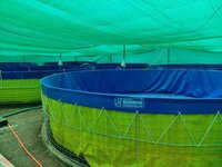 Biofloc Fish Farming Tarpulin Tank - Capacity: 22000 Ltr