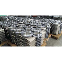 Din Flanges - Carbon Steel, Round Shape, Various Sizes, Silver Color, Galvanized Surface, Hot-rolled Finish | High Precision, Corrosion-resistant For Industrial Applications