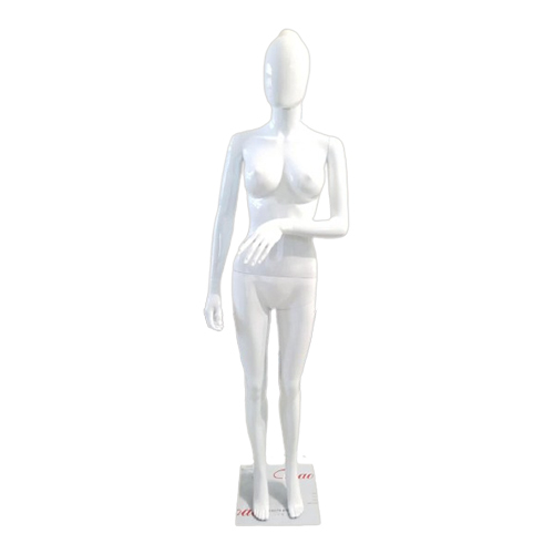 Female White Glossy Female Mannequin For Saree Pose