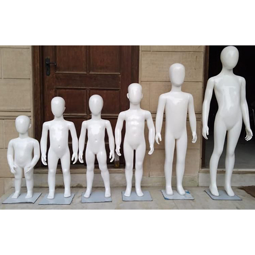 White Glossy Kids Mannequins
