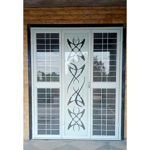 Paint Coated Gi And Ms French Door - Color: White