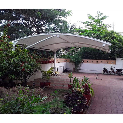 Ms Car Parking Shed - Color: White at Best Price in Pune | Omtech ...