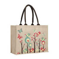 Juco Shopping Bag - Color: Brown