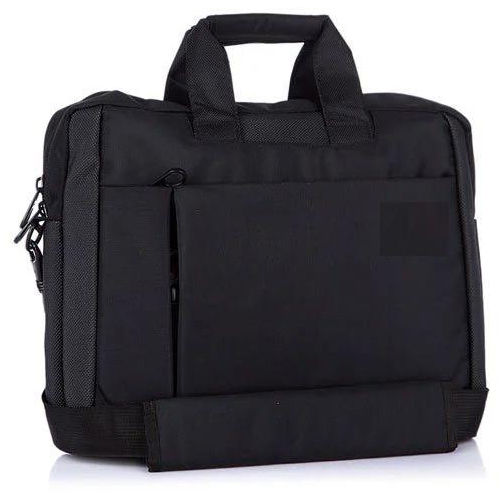 Polyester Laptop Bag - Color: Black